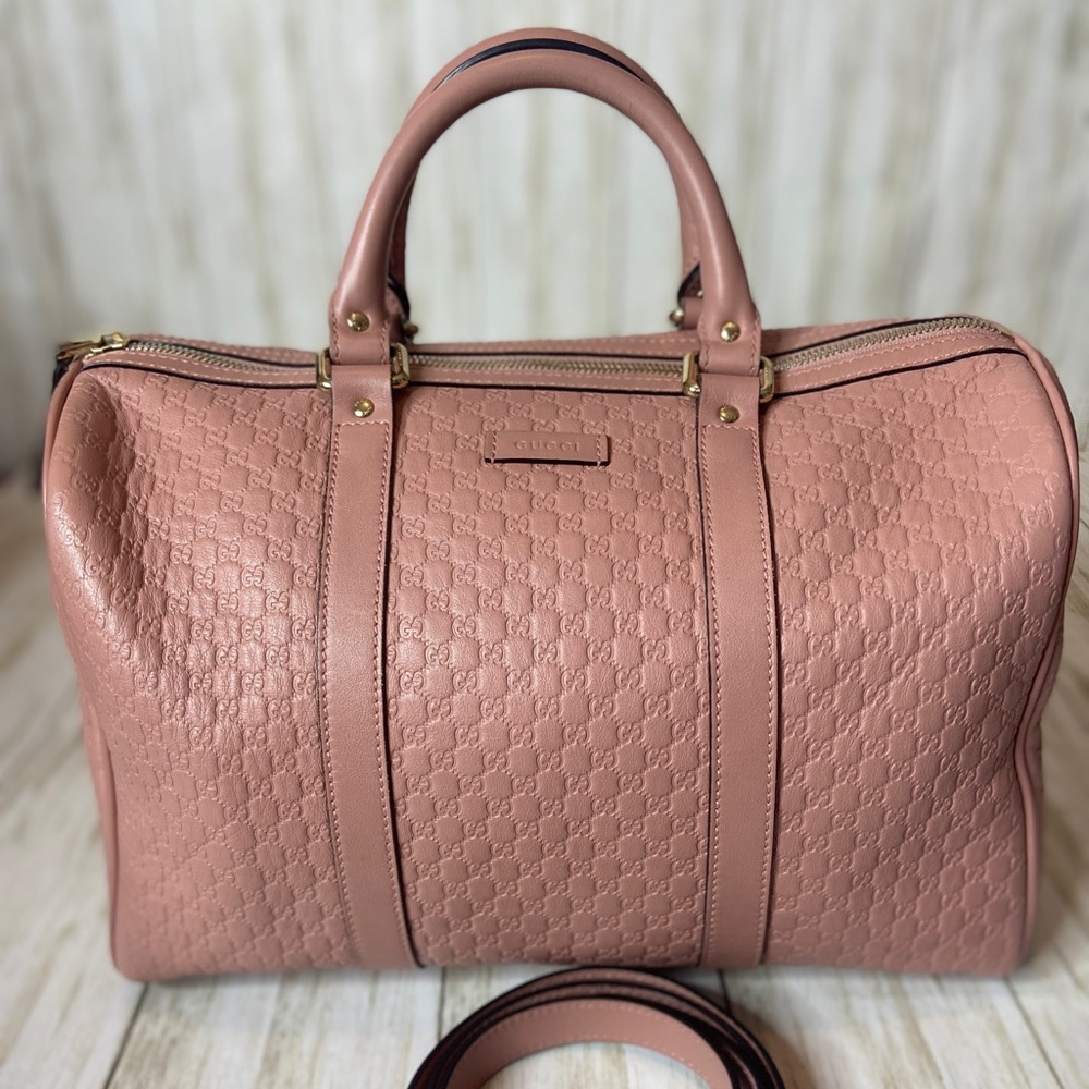 🎀Gucci Guccissima Medium Joy Boston Dusty Pink🎀
